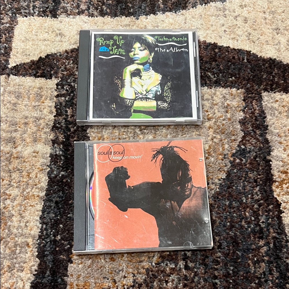 CD Album Set with Colorful Covers